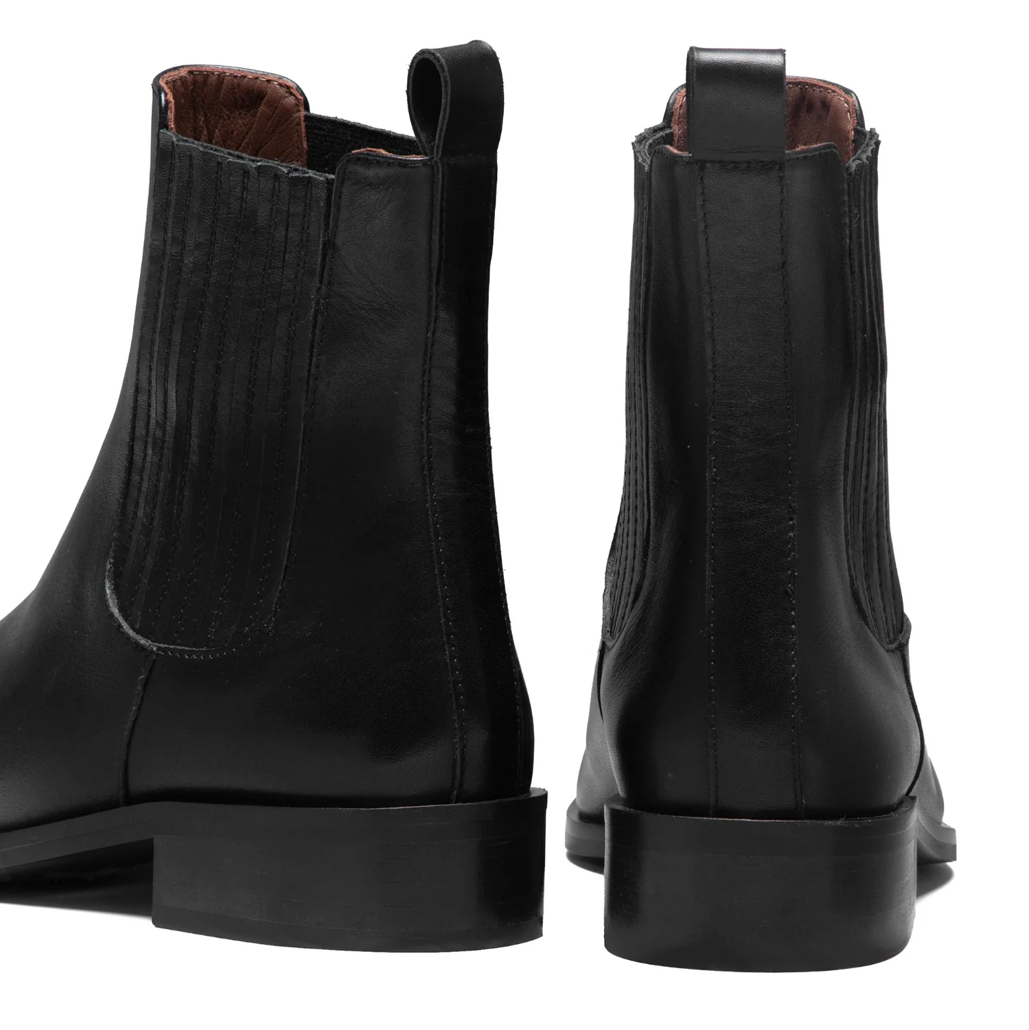 Isabel Bernard Vendôme Chey Black Calfskin Leather Chelsea Boots IB53012-001-42 - Image 5