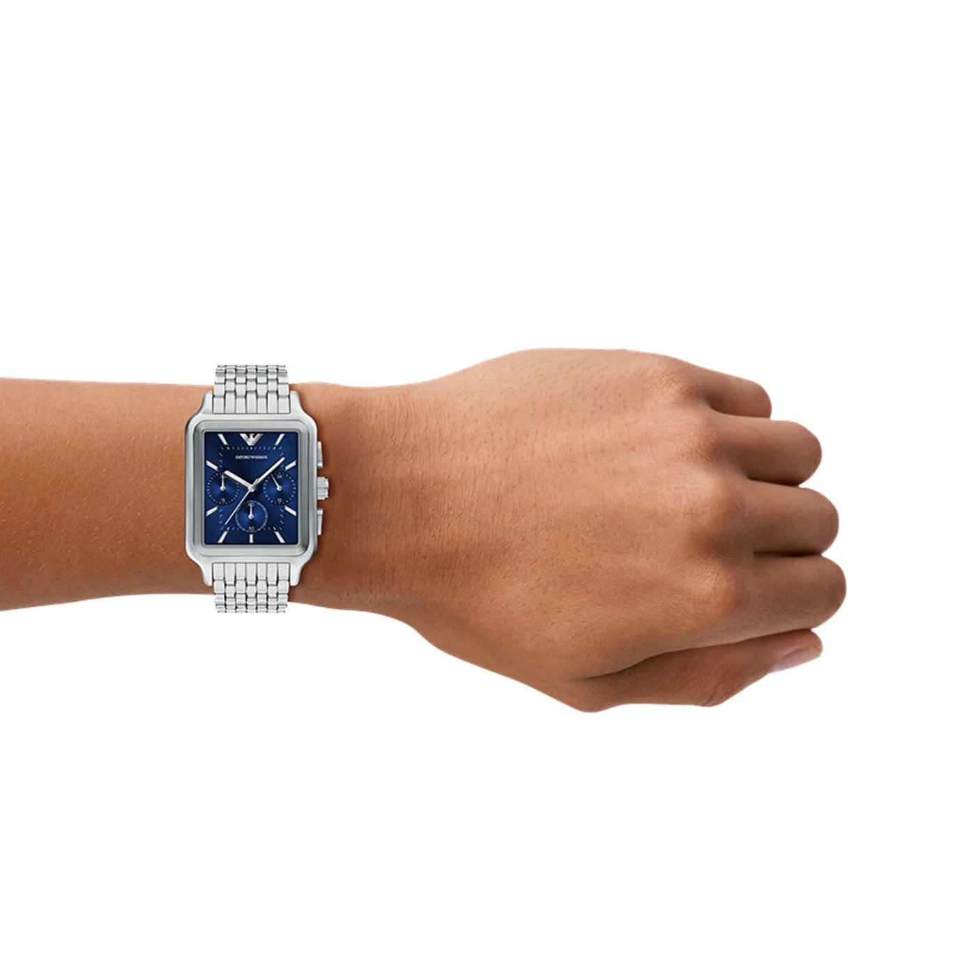Emporio Armani Rectangular Blue Dial Watch AR11750 - Image 3