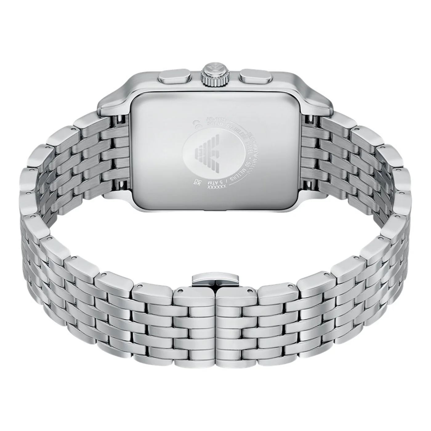 Emporio Armani Rectangular Blue Dial Watch AR11750 - Image 4