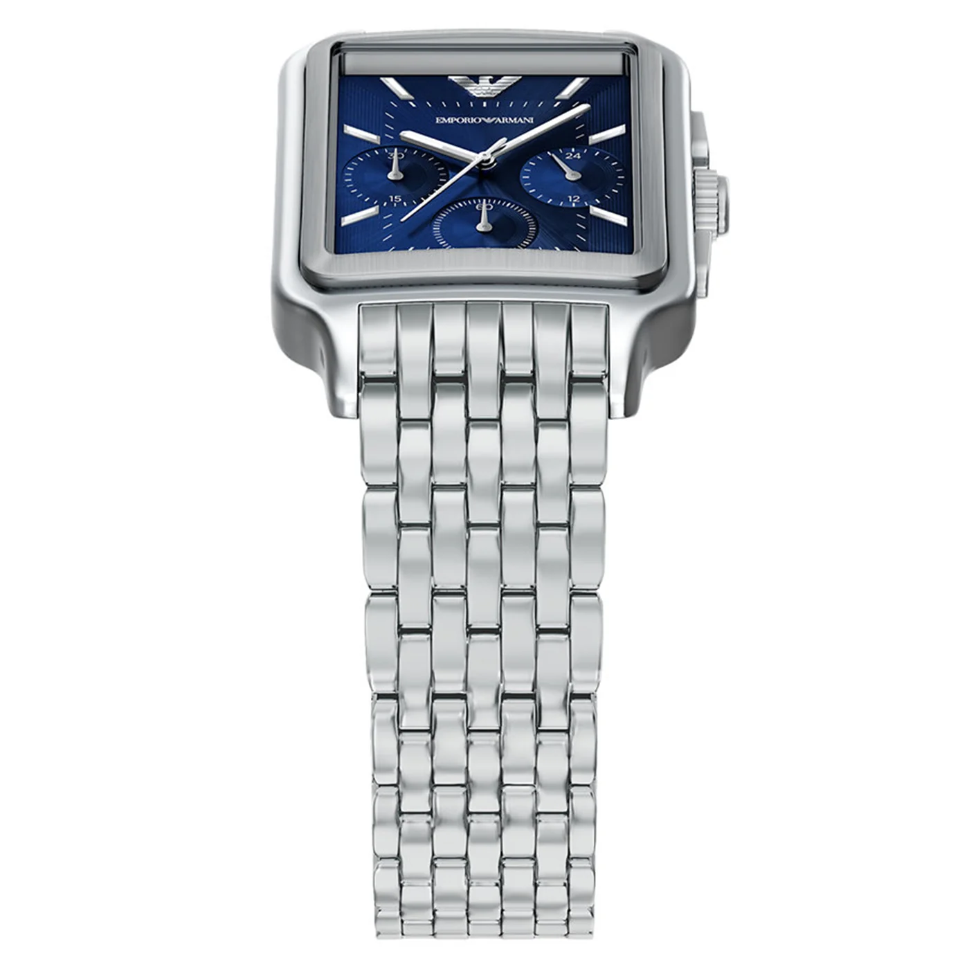 Emporio Armani Rectangular Blue Dial Watch AR11750 - Image 6