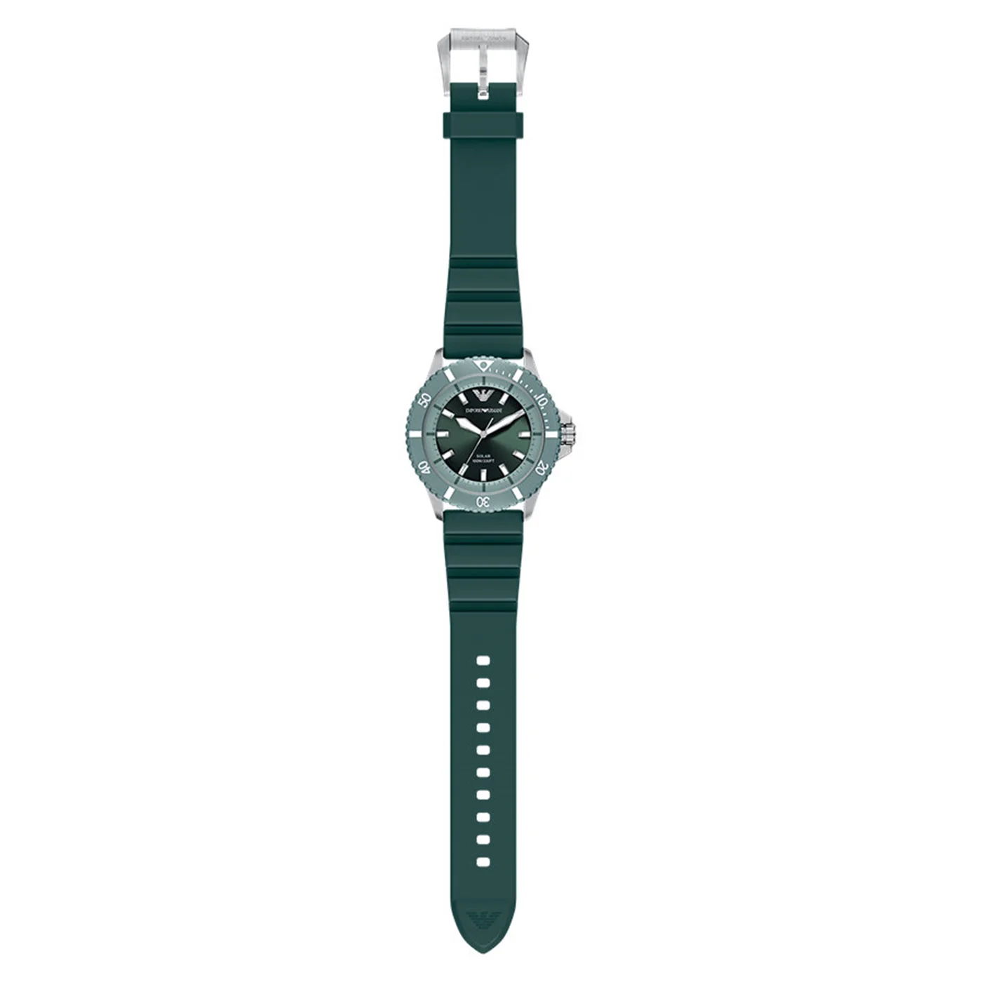 Emporio Armani World Explorer Green Dial Solar Watch AR11786 - Image 5