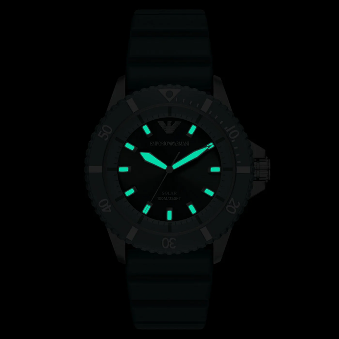 Emporio Armani World Explorer Green Dial Solar Watch AR11786 - Image 7