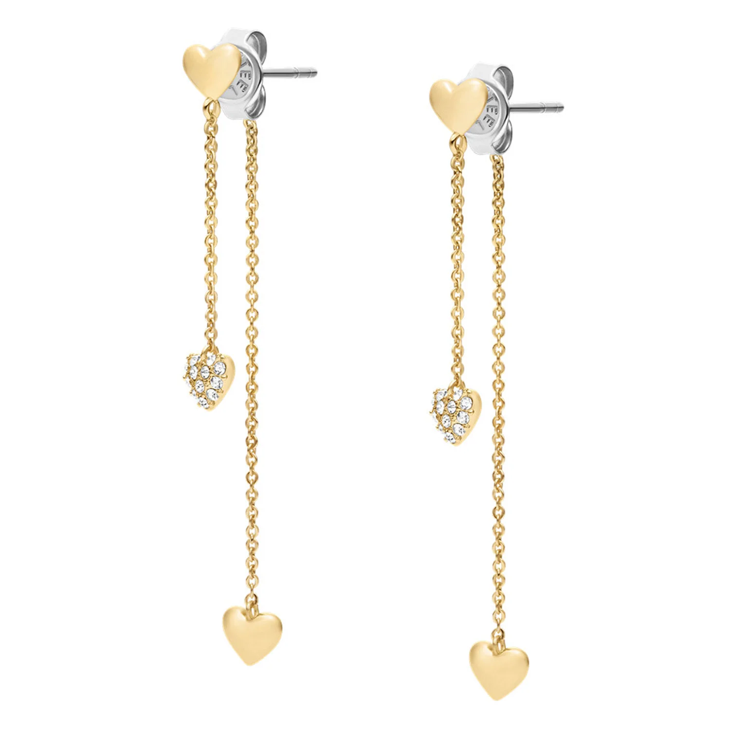 Fossil Sutton Brass Women's Earrings JA7300710 - Image 5