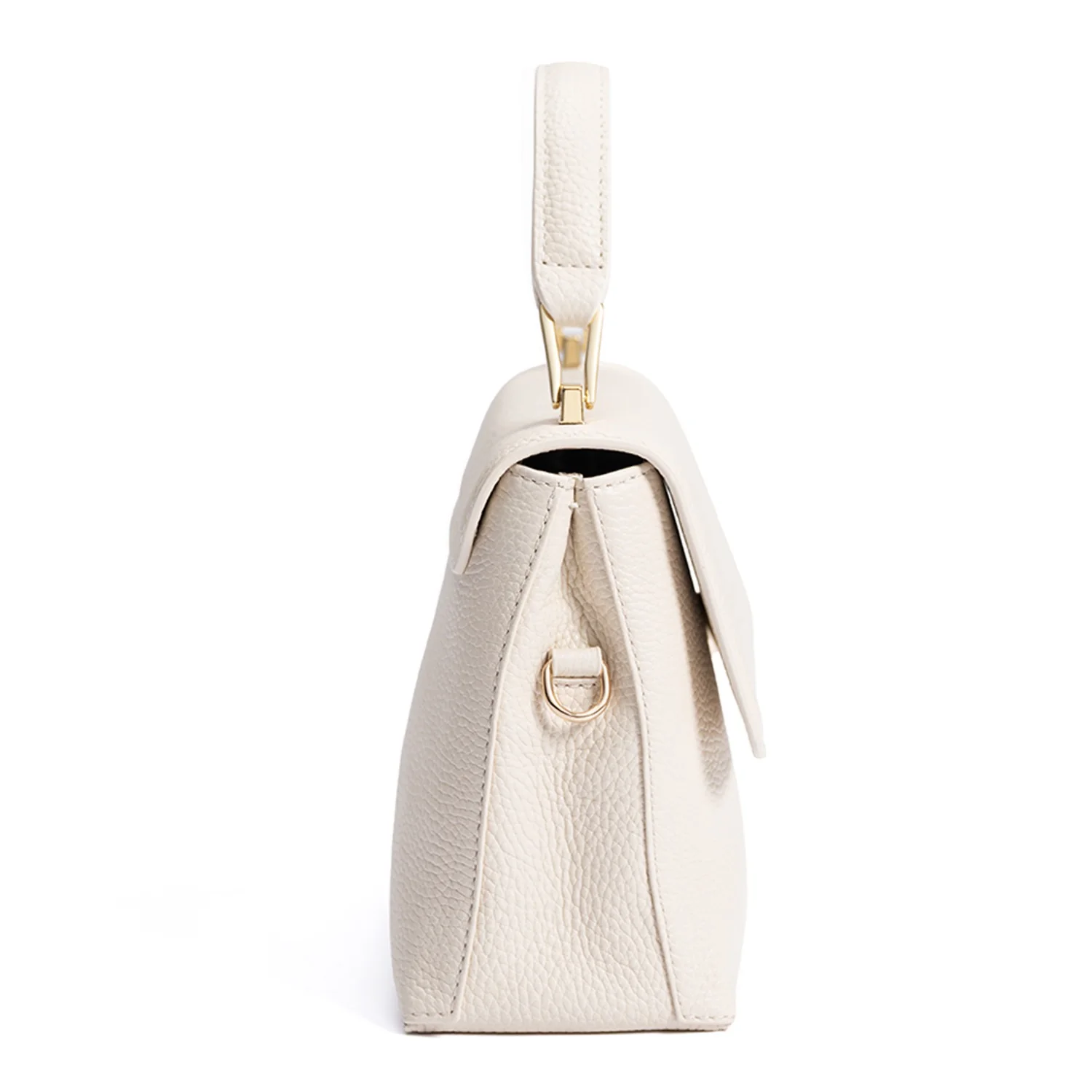 Isabel Bernard Femme Forte Heline Crème Leather Handbag IB21027 - Image 5