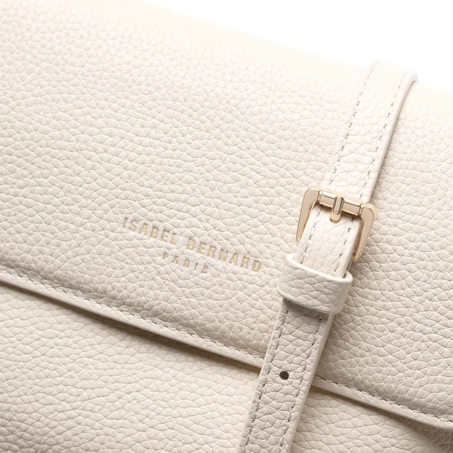 Isabel Bernard Femme Forte Heline Crème Leather Handbag IB21027 - Image 8