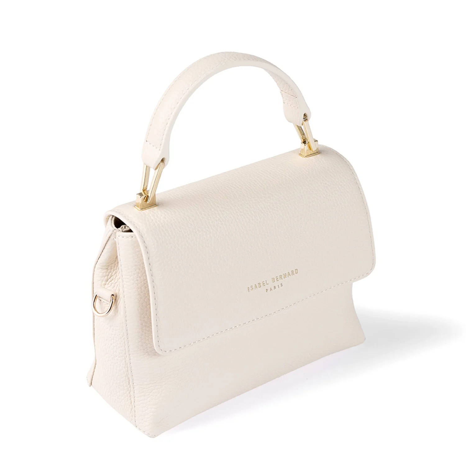 Isabel Bernard Femme Forte Heline Crème Leather Handbag IB21027 - Image 9