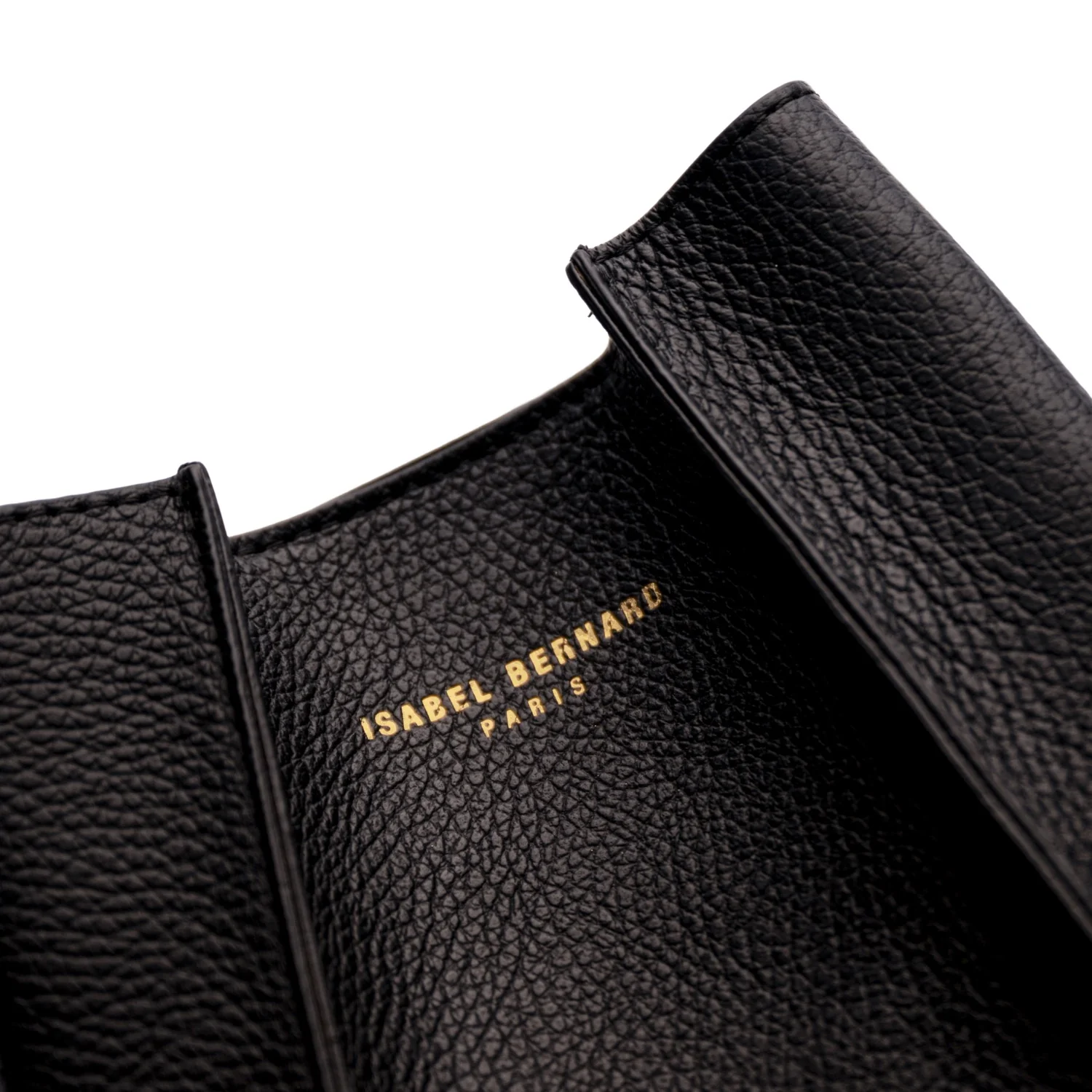 Isabel Bernard Femme Forte Minette Black Calfskin Handbag IB21114-001 - Image 6