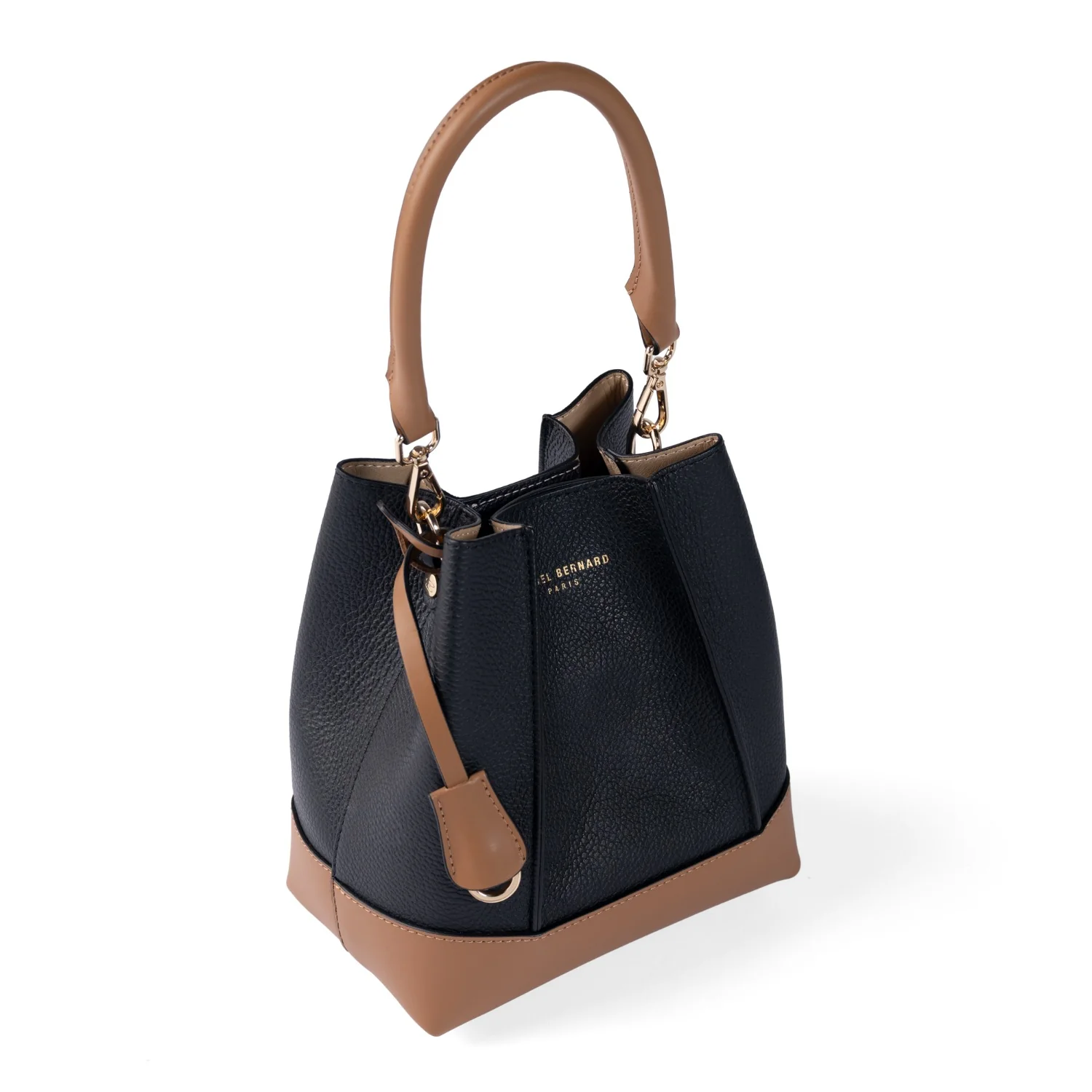 Isabel Bernard Femme Forte Minette Black Calfskin Handbag IB21114-001 - Image 8