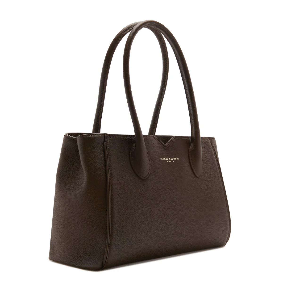 Isabel Bernard Honoré Cloe Midi brown calfskin leather handbag IB25082-031 - Image 3