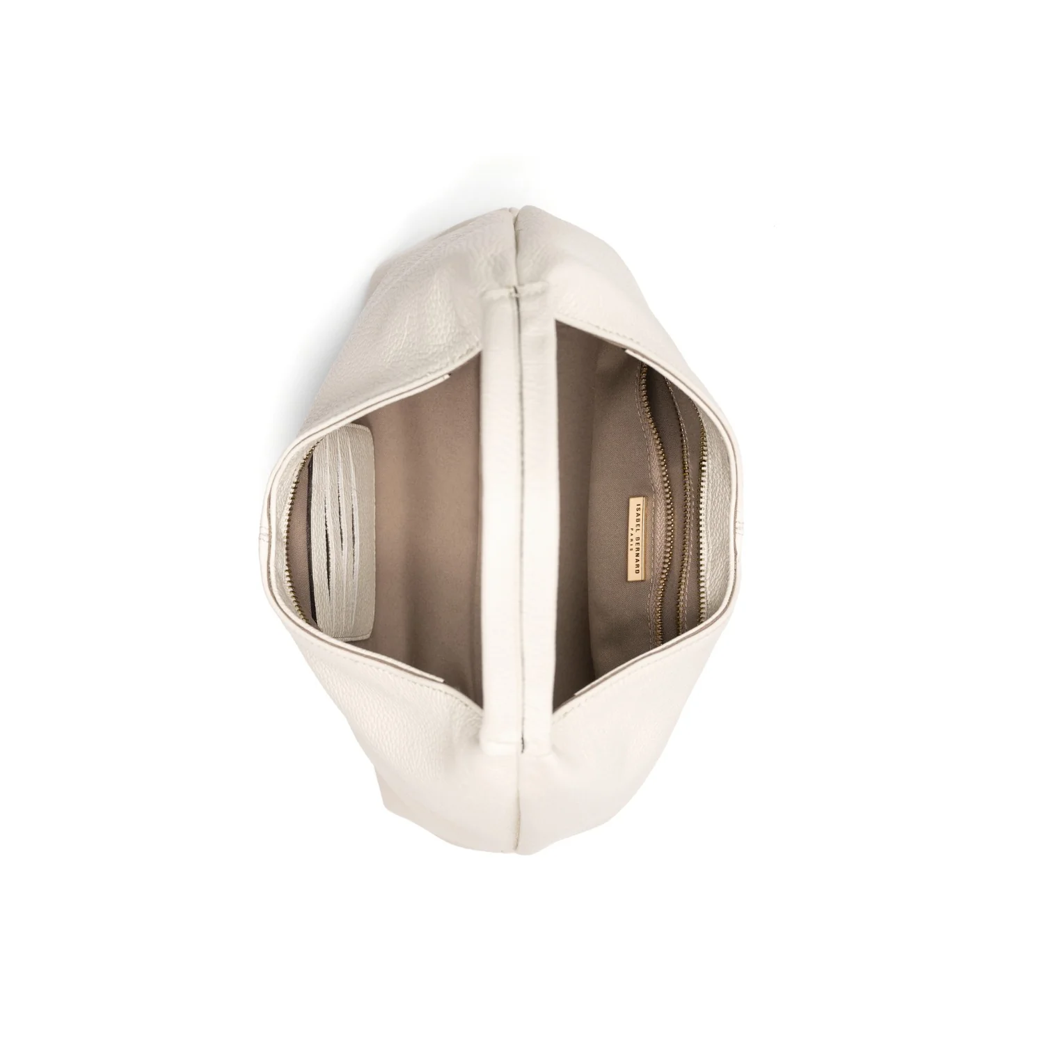 Isabel Bernard Honoré Grace mini cream calfskin leather handbag IB21132-070 - Image 6