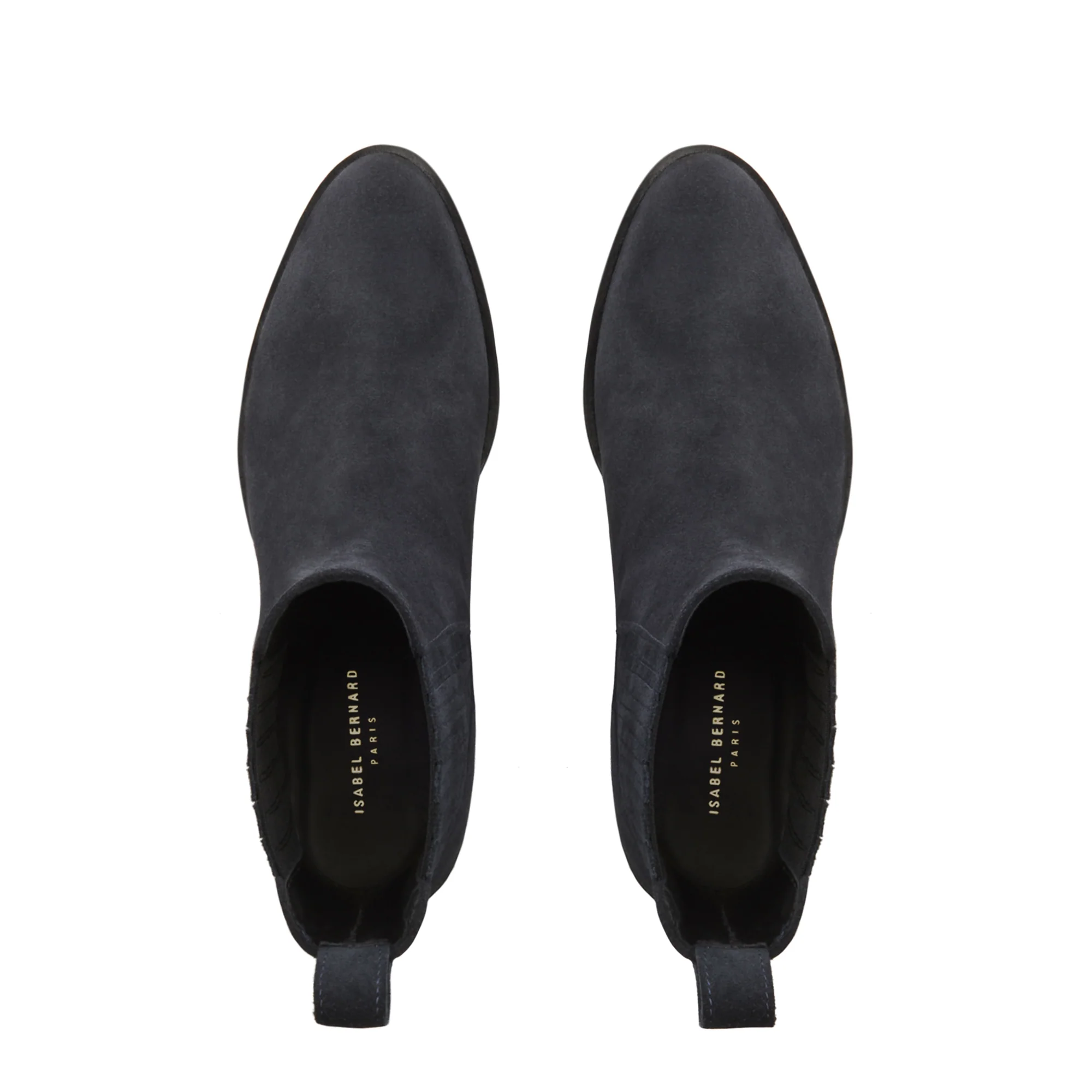 Isabel Bernard Vendôme Chey Blue Suede Chelsea Boots IB53000-10-36 - Image 8