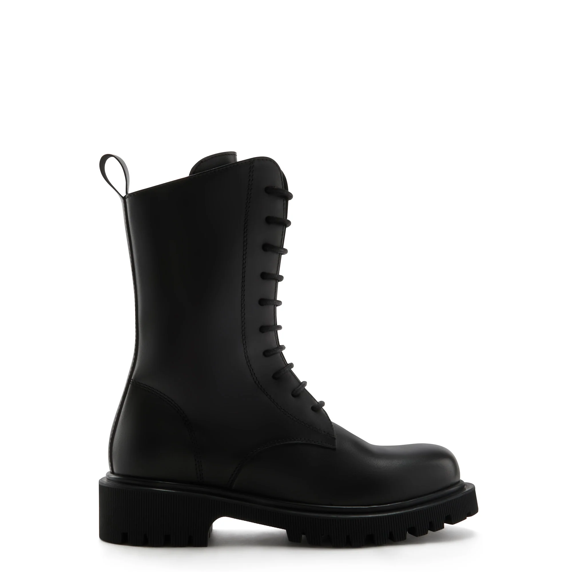 Isabel Bernard Vendôme Myrthe Black Calfskin Lace-up boots IB53008-01-36 - Image 4