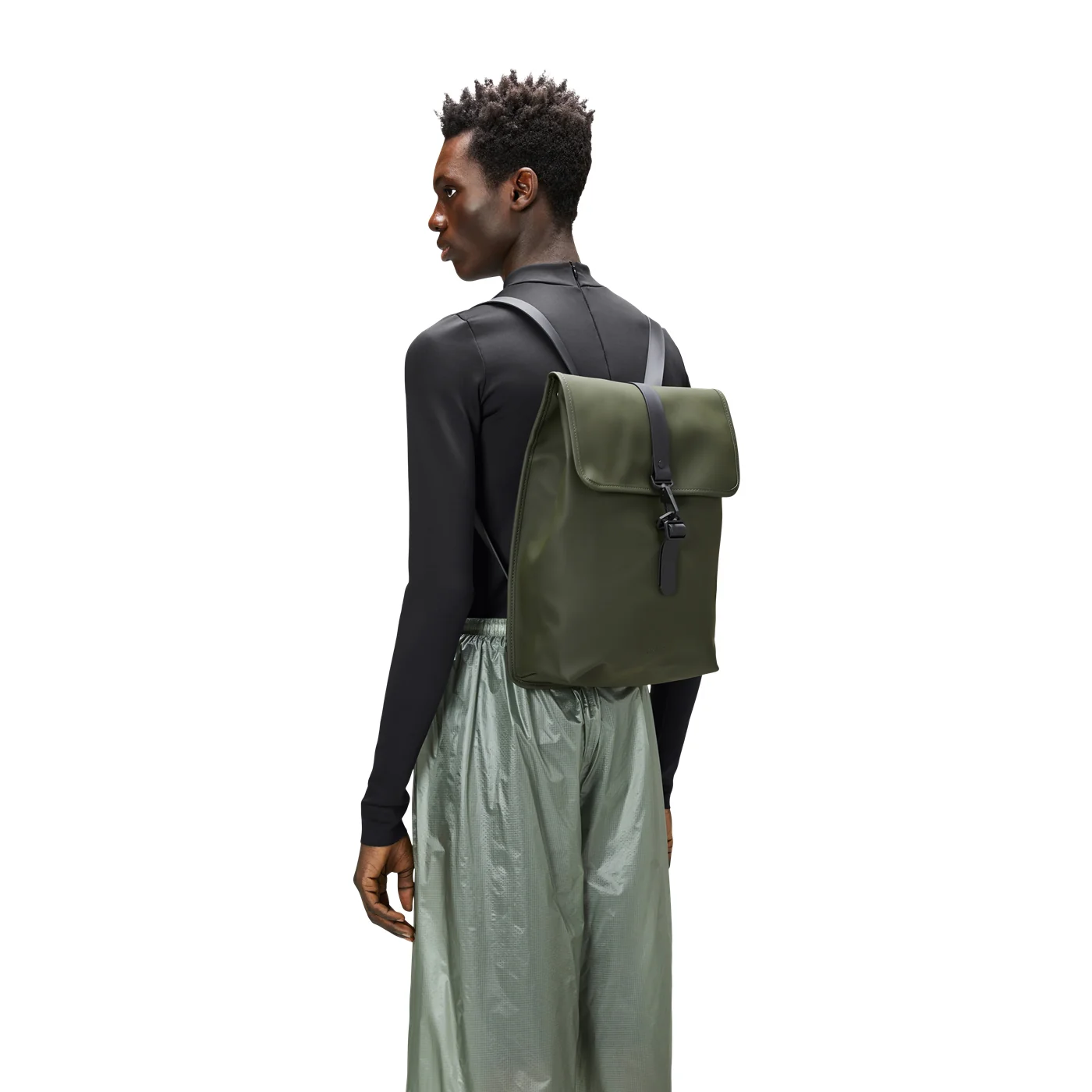Rains Green Backpack R13500-03 - Image 3