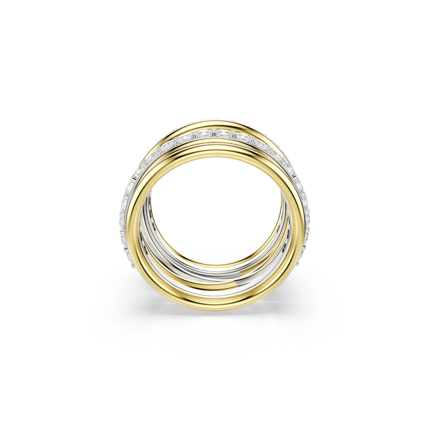 Swarovski Hyperbola Gold Plated Ring 5740413 - Image 4