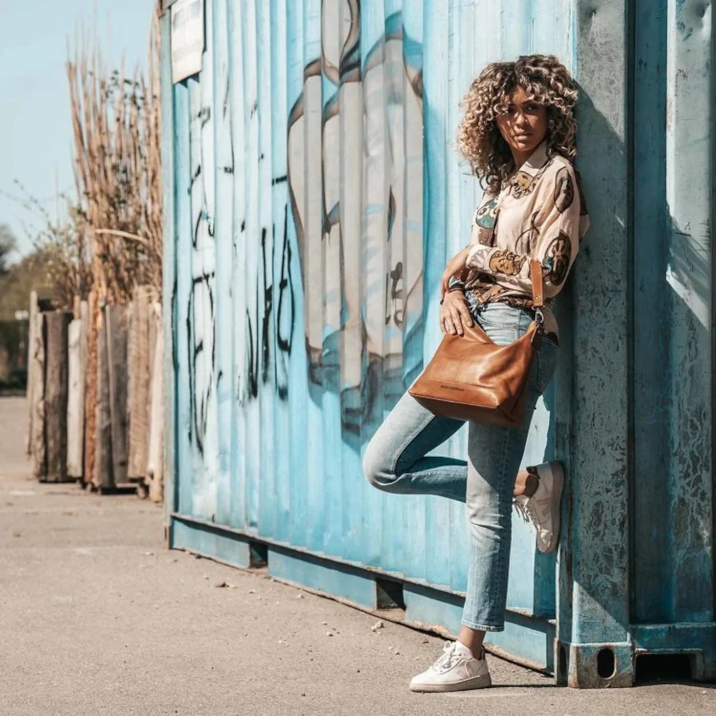 The Chesterfield Brand Amelia Cognac Shoulder Bag C48.046831 - Image 8