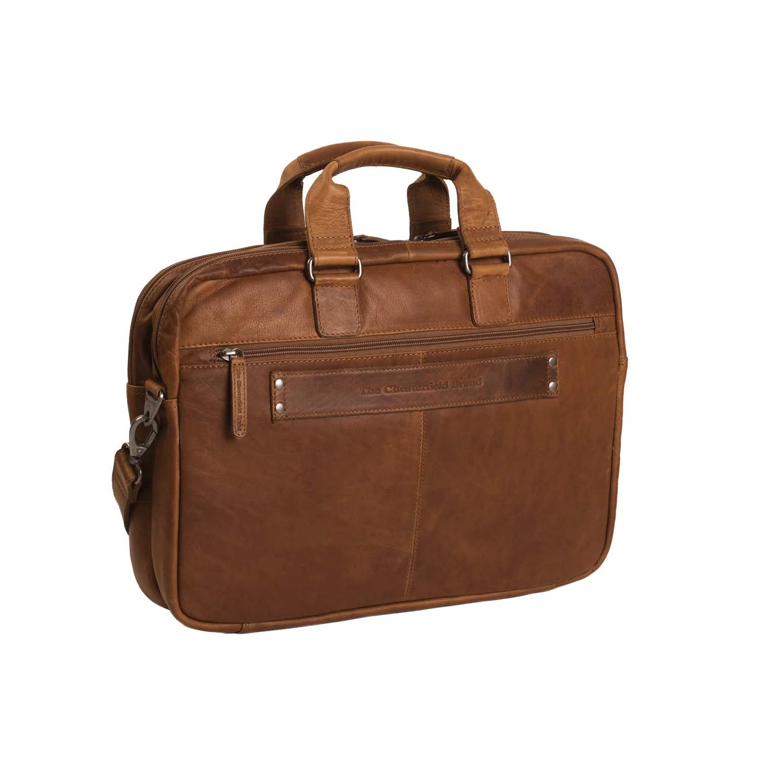 The Chesterfield Brand Cognac Briefcase C40.101031 - Image 6