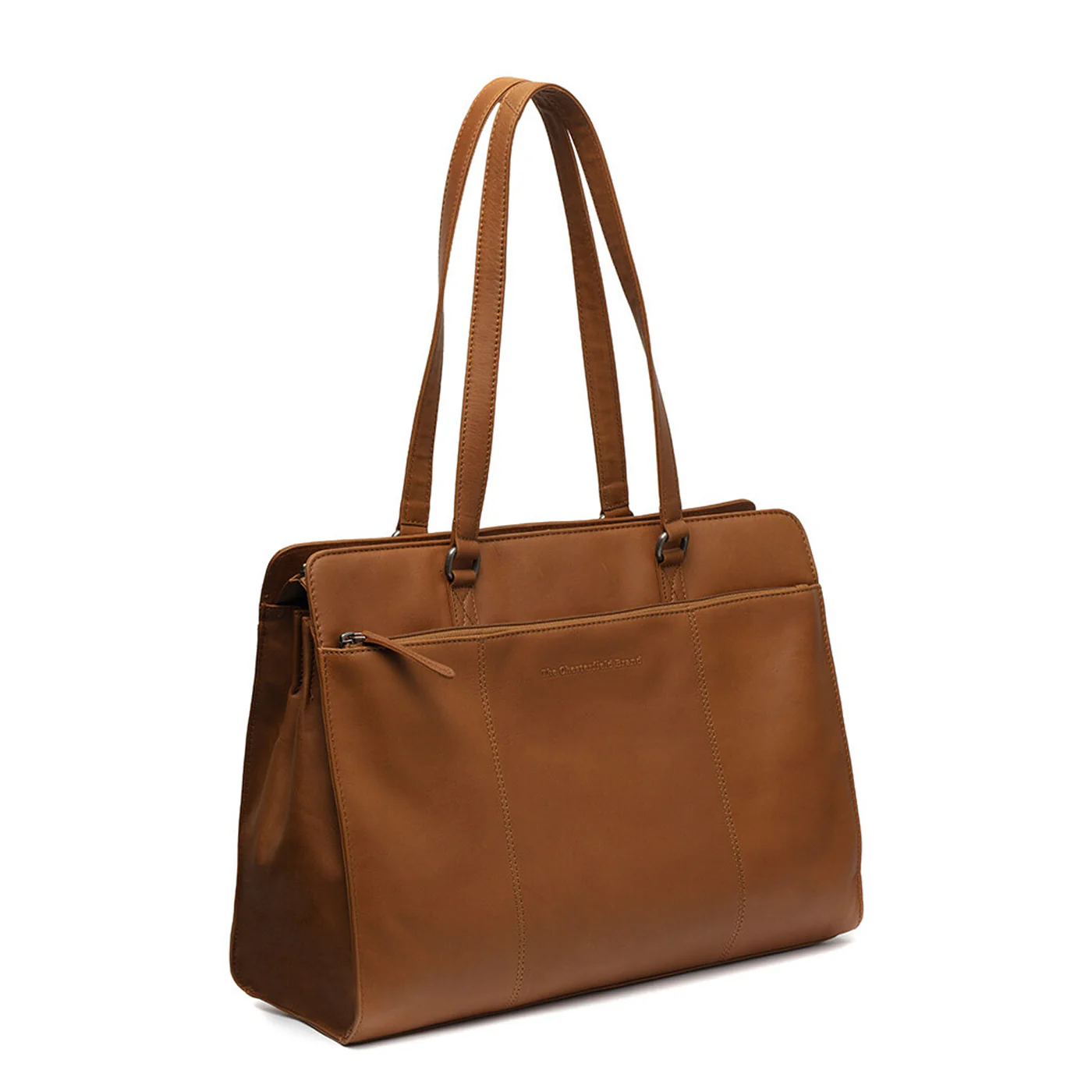 The Chesterfield Brand Fidenza Cognac Laptop Bag C38.020631 - Image 3