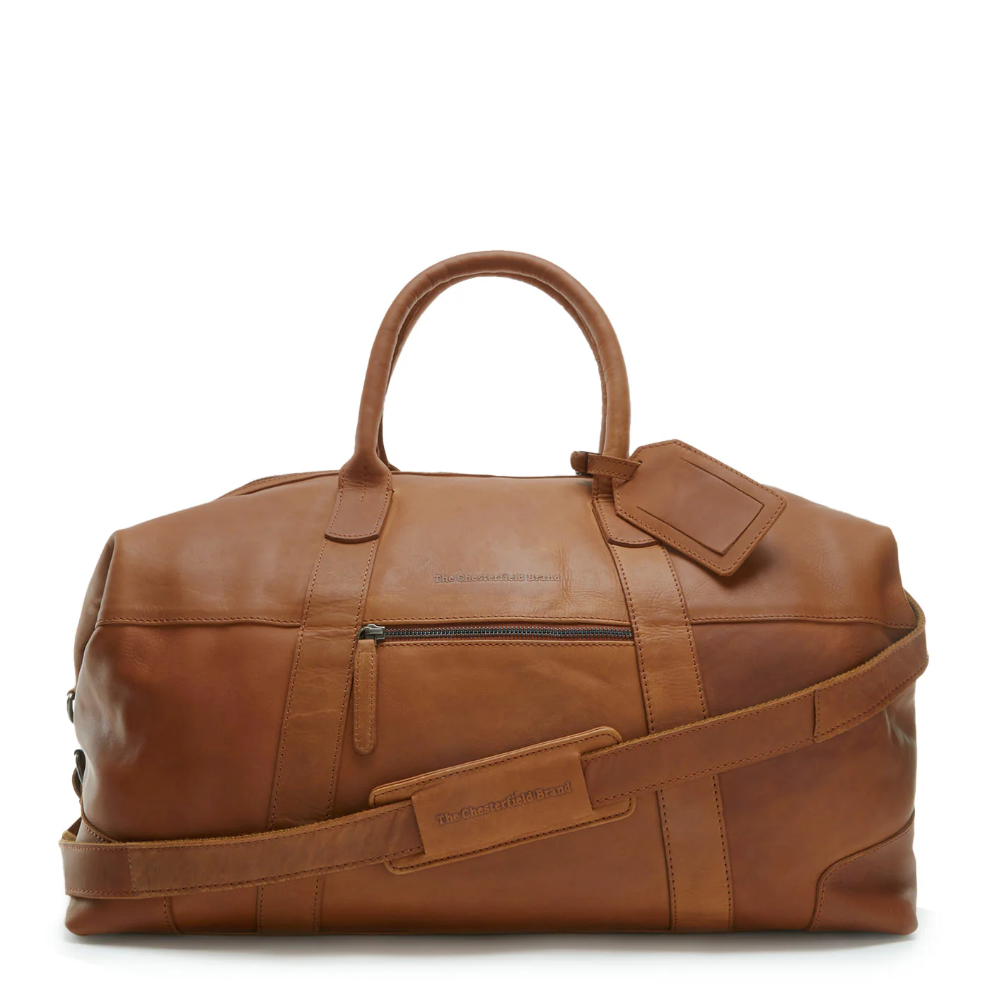 The Chesterfield Brand Portsmouth Cognac Travel Bag C20.001731 - Image 4