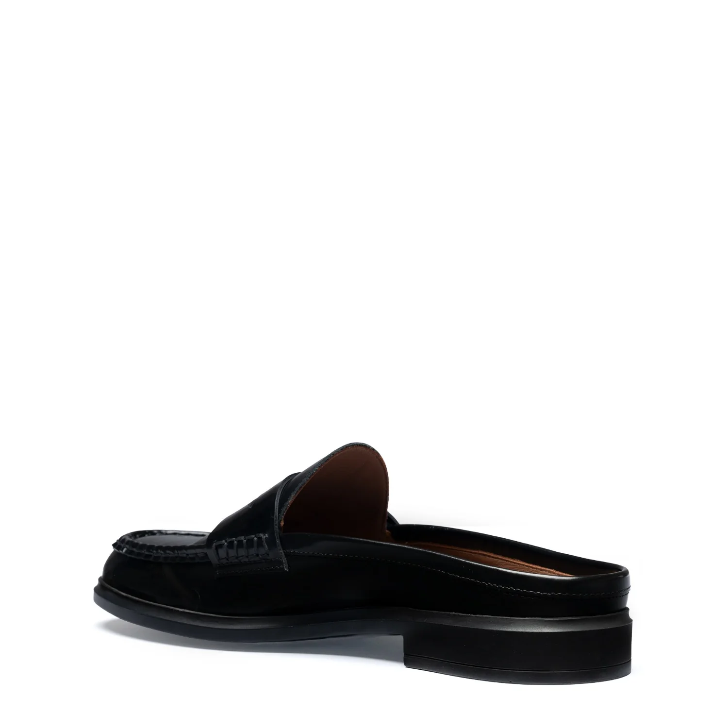 Vendôme Blandine black spazzolato leather mules IB51016-601-35 - Image 6